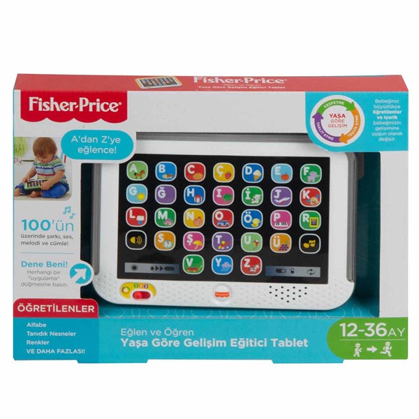 Fisher-Price® Yaşa Göre Gelişim Eğitici Tablet /Türkçe /Eğlen ve Öğren