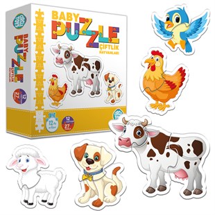 Circle Toys - Baby Puzzle Çiftlik Hayvanları