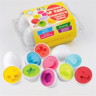 Circle Toys - Geometrik Yumurta Eşleme 6 Adet