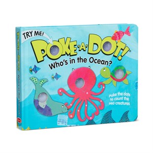Melissa and Doug Poke-A-Dot - İnteraktif Kitap - Who's in the Ocean